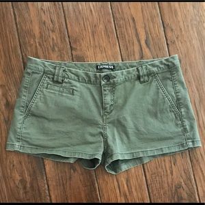 Express Army Green shorts